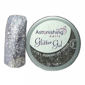 Astonishing UV Glitter Gel Diamonds are Forever 7g