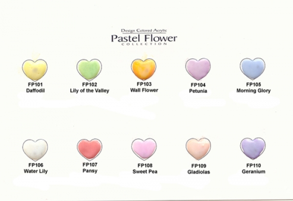 EZ Flow Color Powder Pastel Flower Serie, 14 g